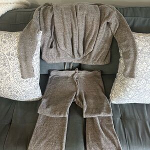 Barefoot Dreams CozyChic Lite Gray Knitwear